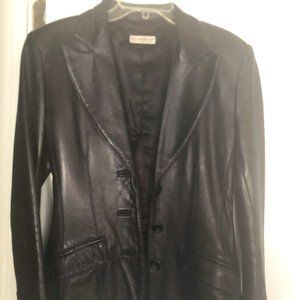 Vintage Leather Blazer